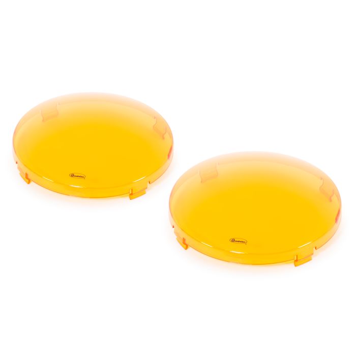QUAD 6IN RND LED LIGHT COVER PAIR AMBER 97109 1311