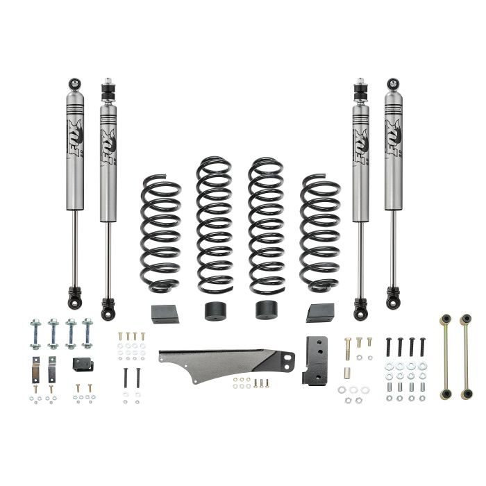 Quadratec  3.5” Coil Spring Suspension Kit with FOX IFP Mono-Tube Shocks for 07-18 Jeep Wrangler JK