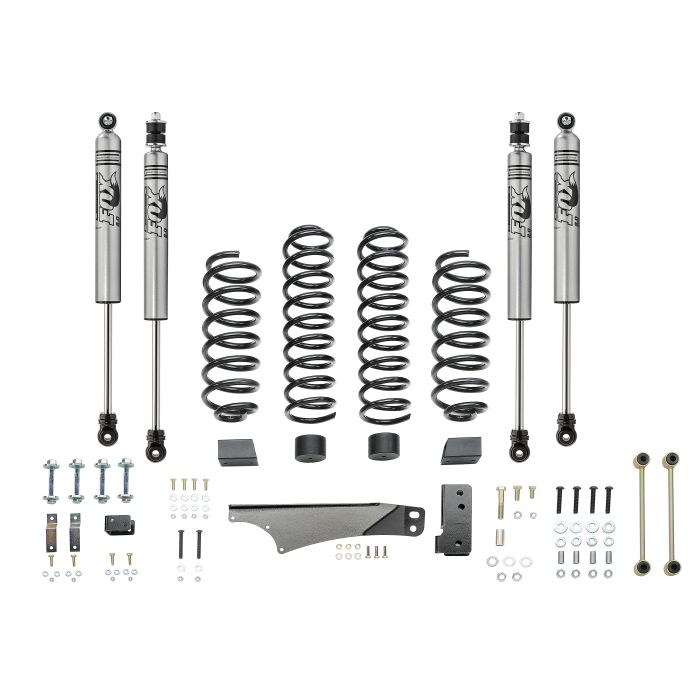 Quadratec  3.5” Coil Spring Suspension Kit with FOX IFP Mono-Tube Shocks for 07-18 Jeep Wrangler JK