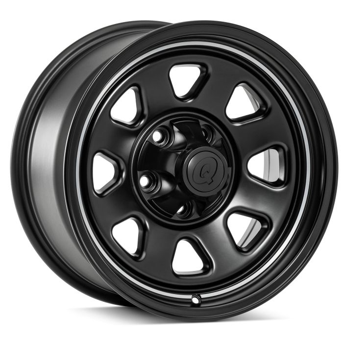 CJ RETRO ALLOY 17X8.5 5X5 5.2BS BLACK  SET OF 5