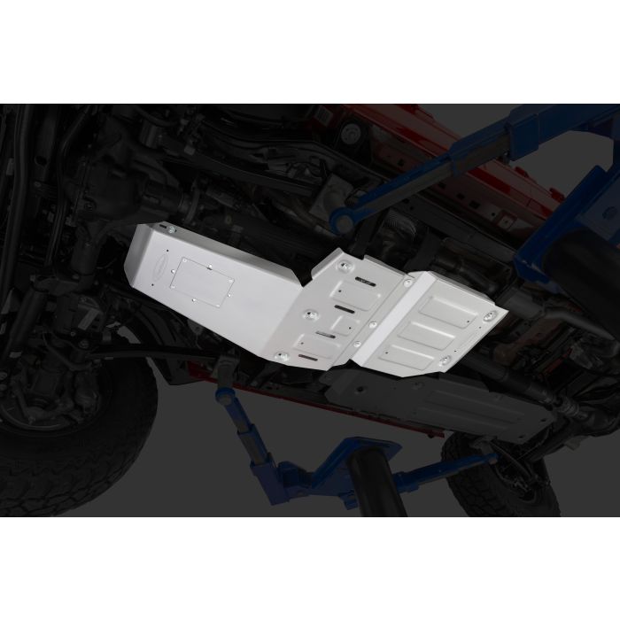 Quadratec  Aluminum Modular Engine & Transmission, and Transfer Case Skid Plates for 18-20 Jeep Wrangler JL Unlimited with 3.6L engine