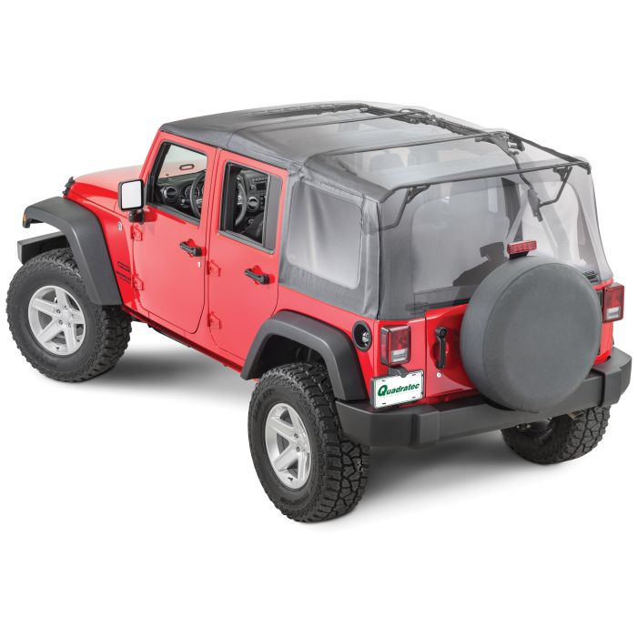 QuadraTop  Gen II Complete Soft Top in Premium Sailcloth  for 07-18 Jeep Wrangler Unlimited JK