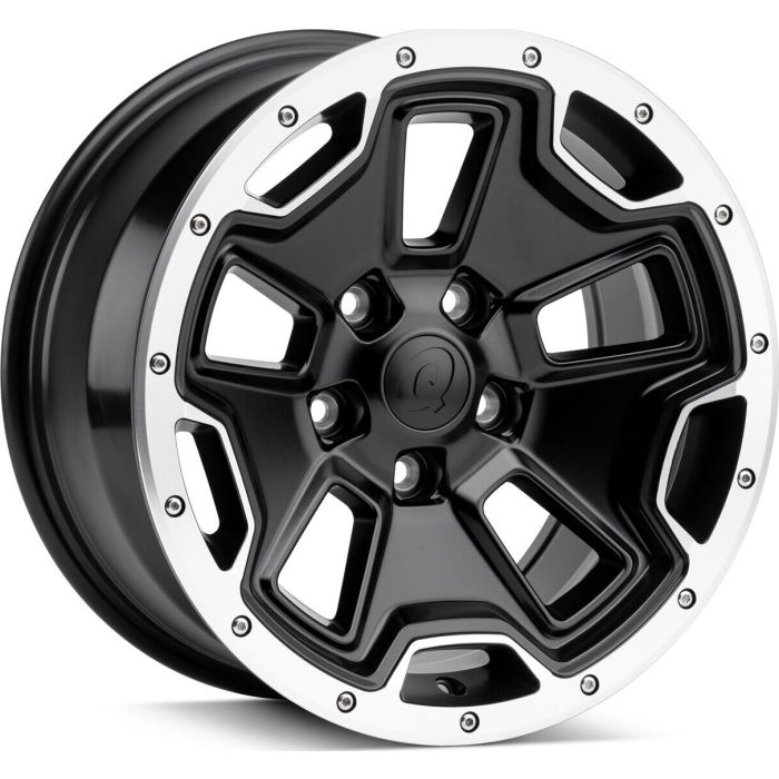 Quadratec  Hardrock II Wheel 17x8.5 with 5.2in Backspace for 07-26 Jeep Wrangler JL, JK & Gladiator JT