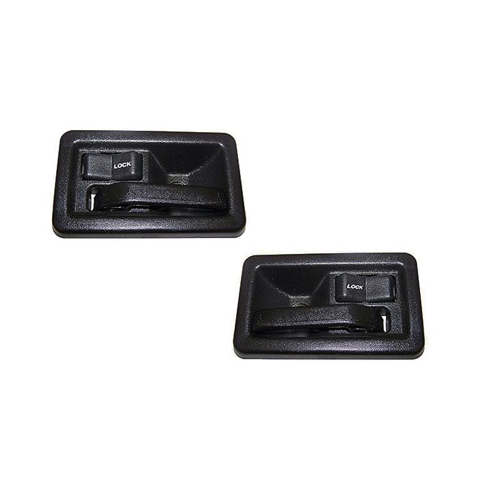 Quadratec  Interior Door Handles - Pair for 82-95 Jeep CJ & Wrangler YJ, 97-06 Wrangler TJ with Full Steel Doors