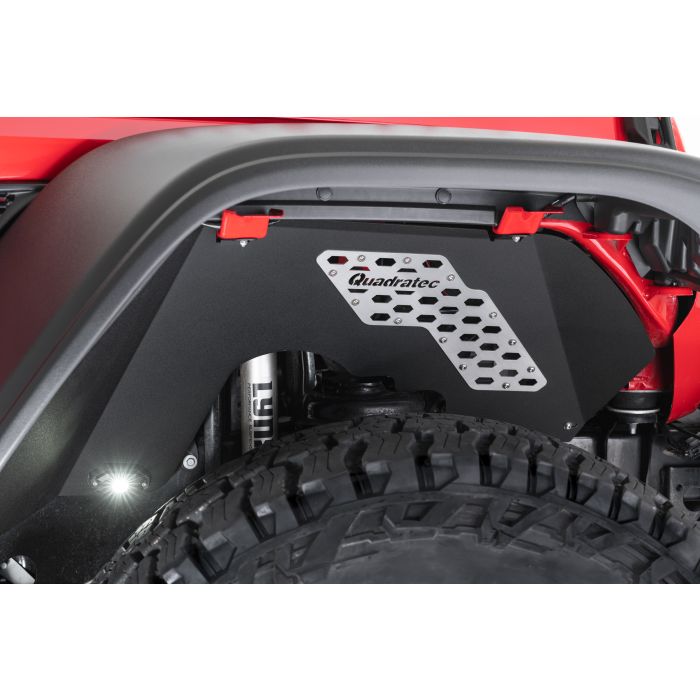 Quadratec  Aluminum Inner Fender Liners for 18-23 Jeep Wrangler JL