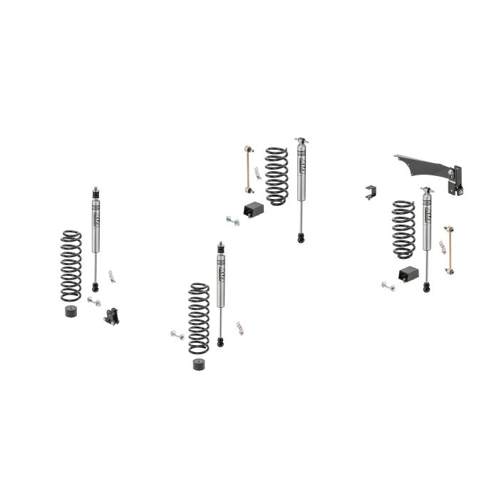 Quadratec  3.5” Coil Spring Suspension Kit with FOX IFP Mono-Tube Shocks for 07-18 Jeep Wrangler JK