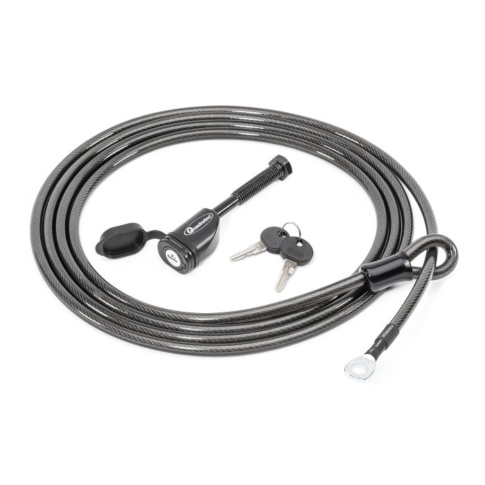 Quadratec  Locking Bicycle Cable with Hitch Pin for Quadratec Bike Racks