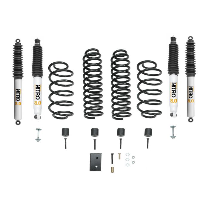 QUAD 2.5IN SUSPENSION 2DR TJ W/NITRO    16400 0132