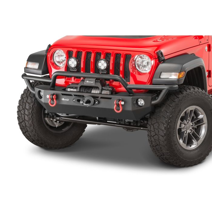 Quadratec  QRC Front Winch Ready Bumper for 18-24 Jeep Wrangler JL & Gladiator JT