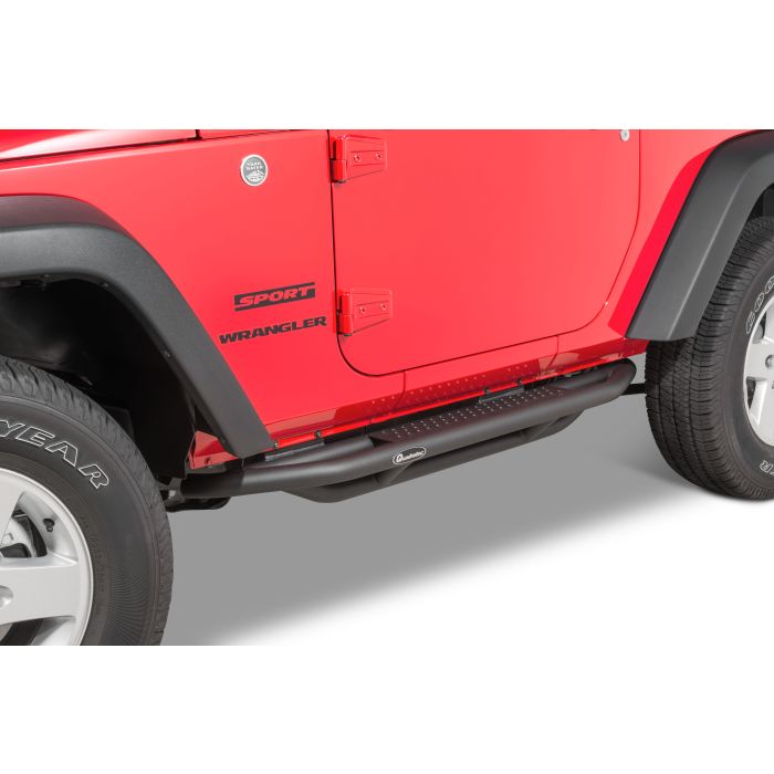 Quadratec  QRC Side Armor with Step for 07-18 Jeep Wrangler JK