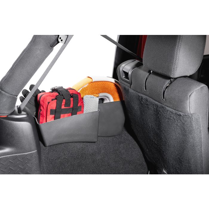 TACTIK SLT-JK958 Rear Storage Organizer Pair for 07-18 Jeep Wrangler JK Unlimited 4-Door