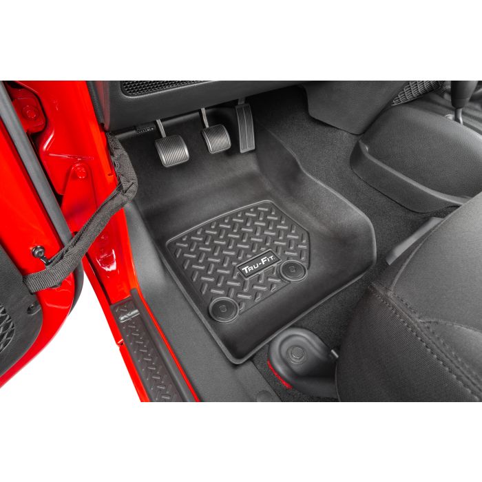 Quadratec  Tru-Fit® Floor Liners for 14-18 Jeep Wrangler JK 