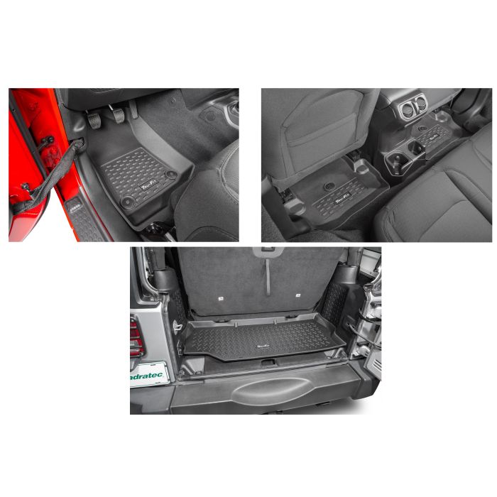 Tru-Fit  Floor Liner Triple Combo for 18-25 Jeep Wrangler JL 2-Door