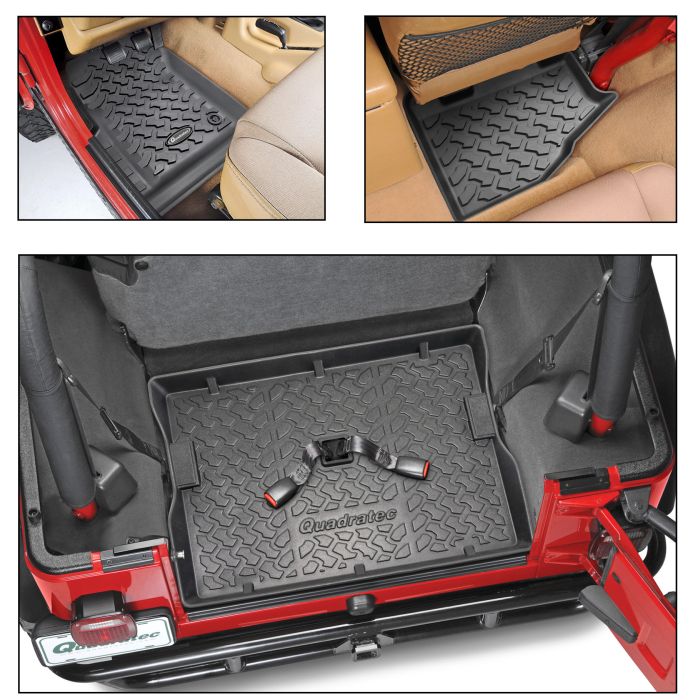 Quadratec  Floor Liner Kit  for 97-06 Jeep Wrangler TJ