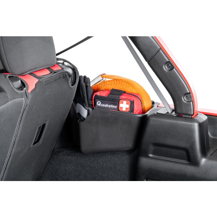 TACTIK SLT-JK957 Rear Storage Organizer Pair for 18-23 Jeep Wrangler JL Unlimited 4-Door