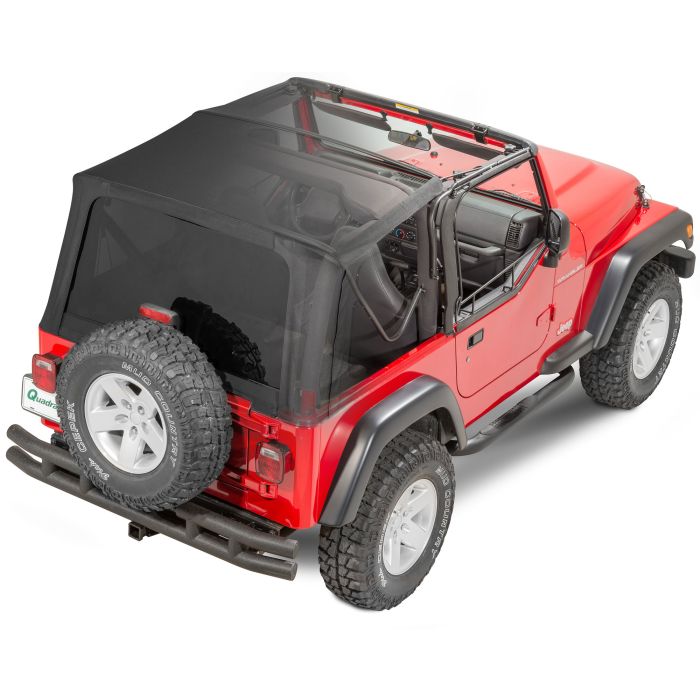 QuadraTop  Gen II Complete Soft Top with Upper Doors   for 97-06 Jeep Wrangler TJ 