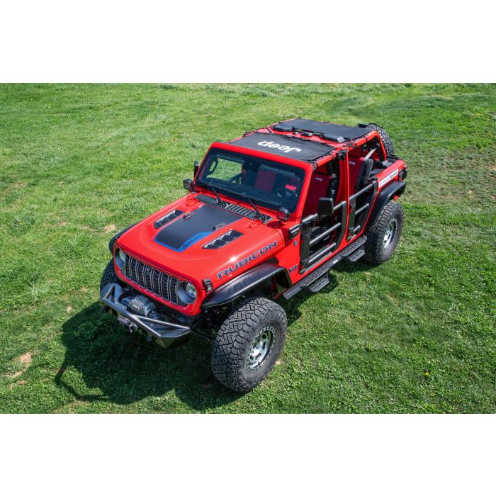 QuadraTop  Jeep Licensed Freedom Mesh Bimini Top for 07-18 Jeep Wrangler JK 