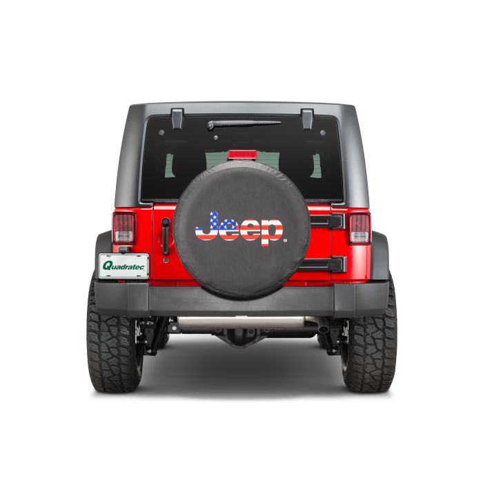 Quadratec "Jeep Flag" Tire Cover 32"-33"