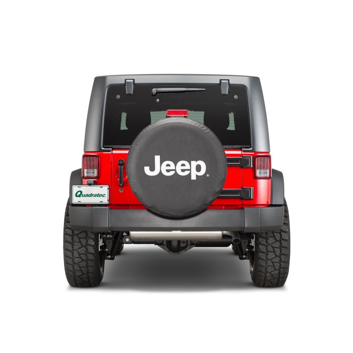 Quadratec  Jeep Licensed Tire Cover for 55-18 Jeep CJ, Wrangler YJ & JK