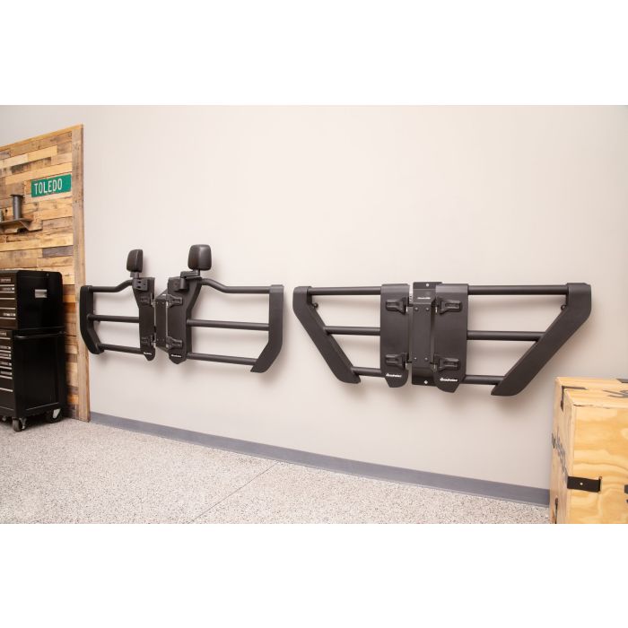 QuadraTop  Wall Mount Door Hanger Bracket for 76-26 Jeep CJ, Wrangler & Gladiator