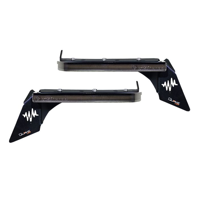 Quake Jeep Wrangler JL/Gladiator JT Slim Smoked DRL Rubicon Fender Chop Kit
