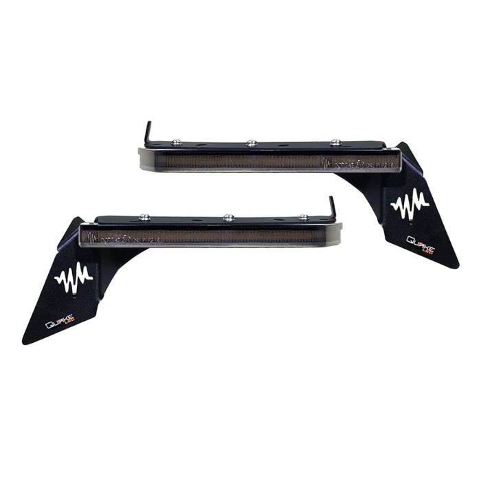 Quake Jeep Wrangler JL/Gladiator JT Slim Smoked DRL Rubicon Fender Chop Kit