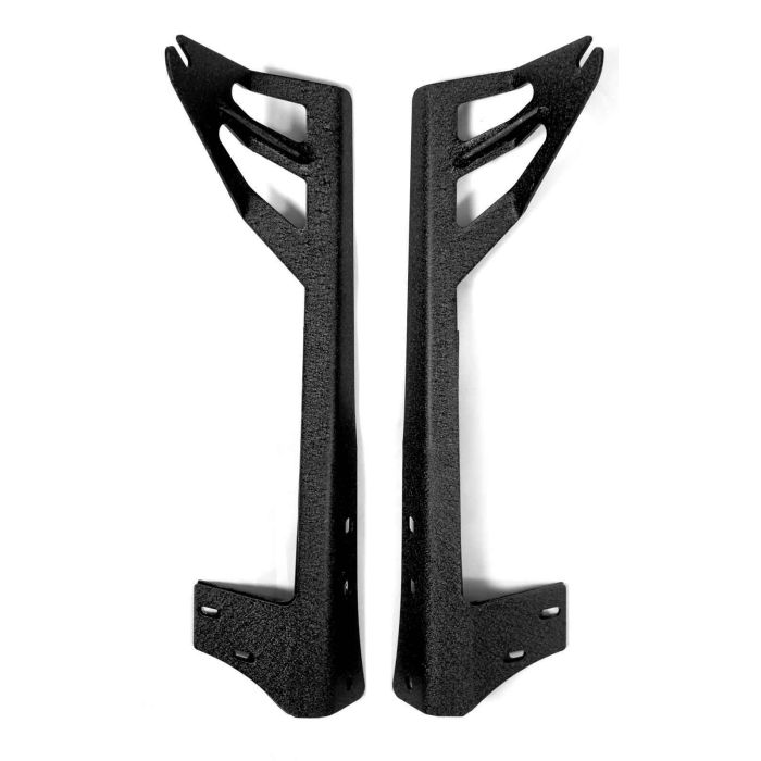 Quake LED  Upper Windshield Light Bar Brackets for 07-18 Jeep Wrangler JK