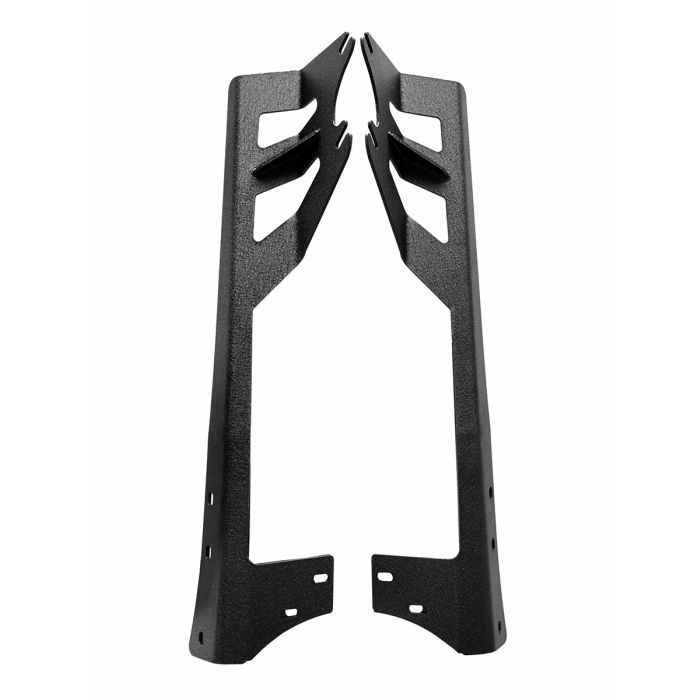 Quake LED QBJ405 Dual Upper Windshield Light Bar Brackets for 07-18 Jeep Wrangler JK