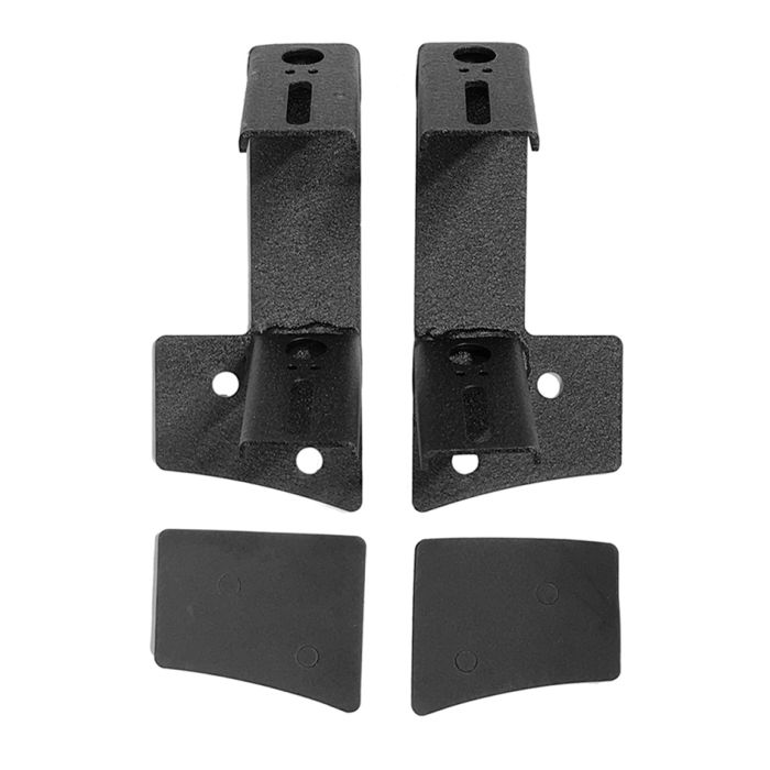 Quake LED QBU789 Double Windshield Light Mount Pair for 07-18 Jeep Wrangler JK