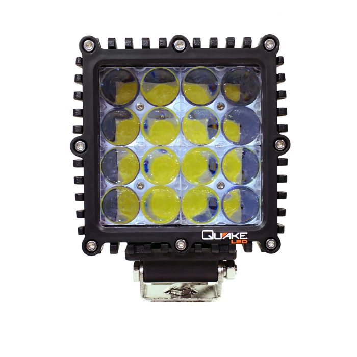 Quake LED QFR989 RGB 5" Cube 80W 4D Spot Work Light - Single 