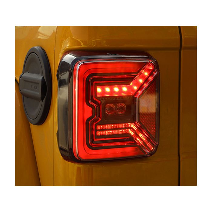Quake LED QTE347 Tech LED Tail Lights for 18-20 Jeep Wrangler JL