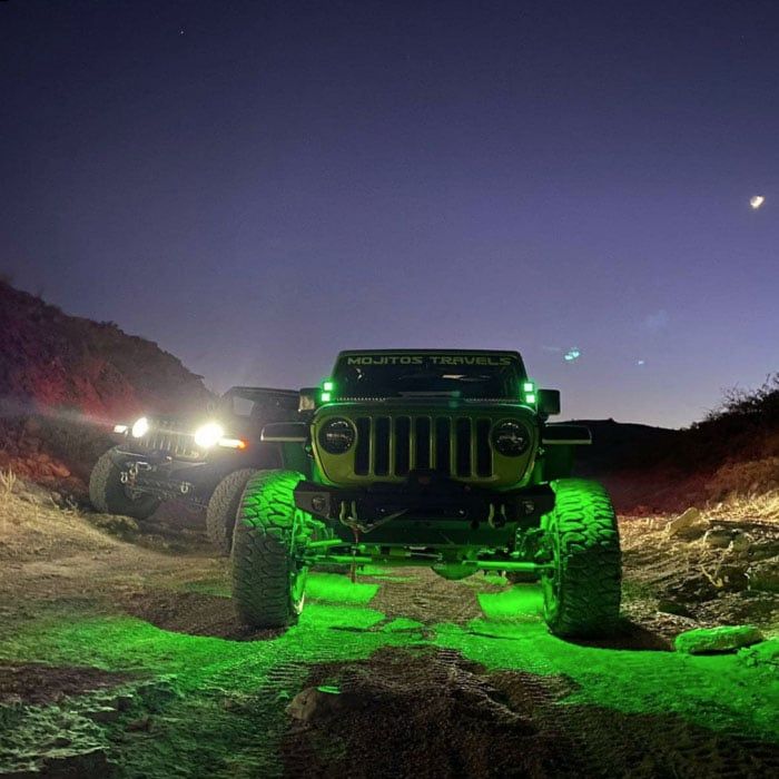 Quake LED  RGBW Rock Lights 