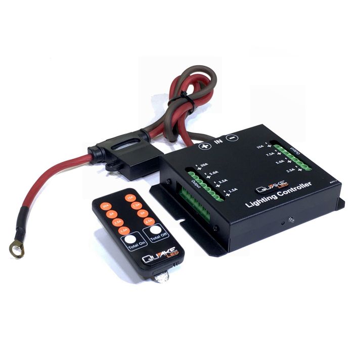 Quake LED QUIC798 Universal 60A 8-LED Light Controller Kit 