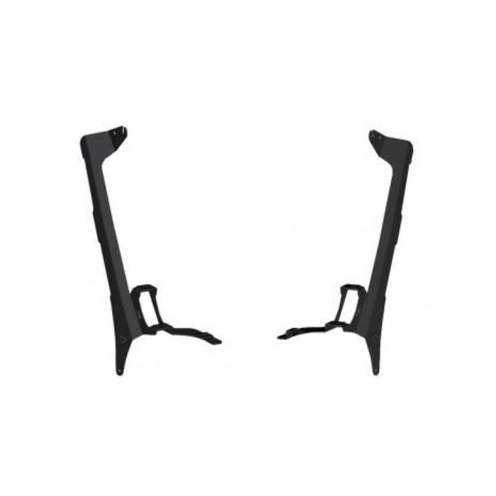 Quake LED QBJ1028 A-Pillar Dual Pods, 52" Roof Light Bar, & 42" Cowl Light Bar Mounts for 18-21 Jeep Wrangler JL & Gladiator JT