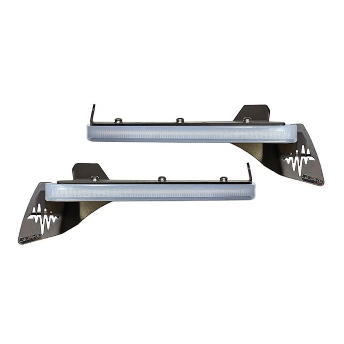 Quake LED QTE1043 9.5" x 0.75" Slim Chop Kit DRL w/ Sequential Switchback Turn Signal & Side Marker Light  for 18-21 Jeep Wrangler JL & Gladiator JT Sahara or Overland