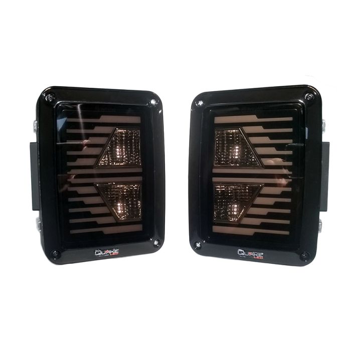 Quake LED QTE941 Retro LED Tail Light Kit for 07-18 Jeep Wrangler JK