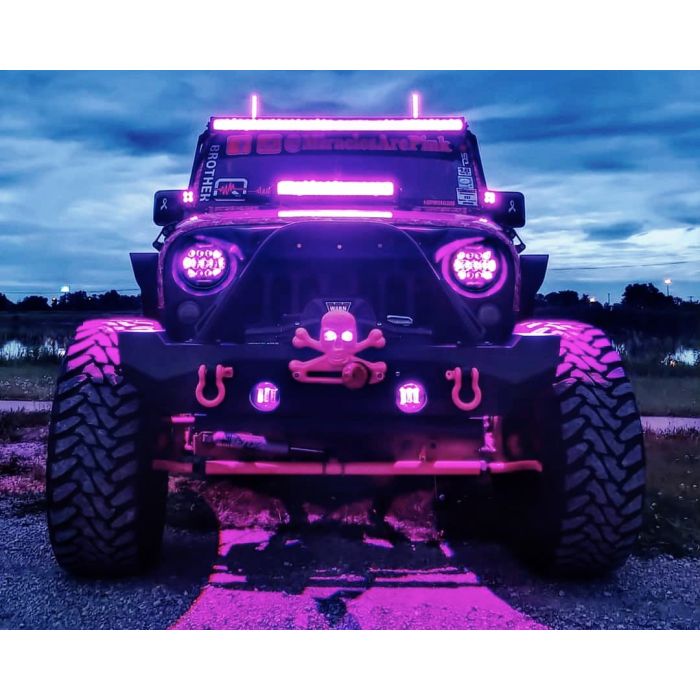 Quake LED  Tempest Series RGB 7" LED Headlight Kit for Jeep Wrangler JK, TJ & CJ