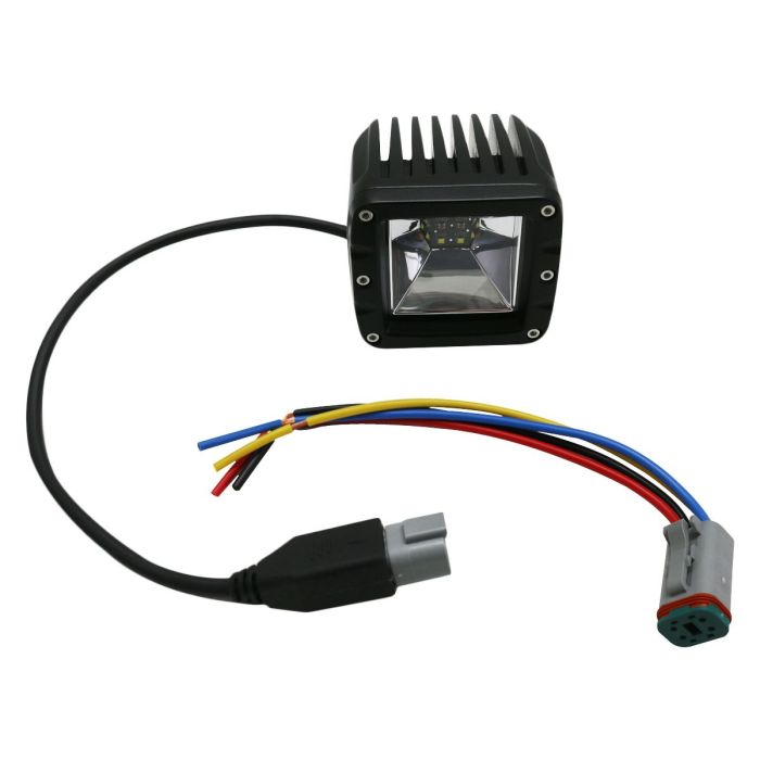 Race Sport Lighting RS12KA 2-Function LED Cube Style Forward Light 