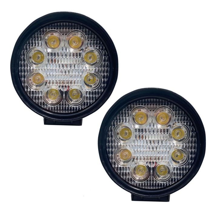 Street Series 4in Round High-Powered LED 27W / 1755LM (Pair)