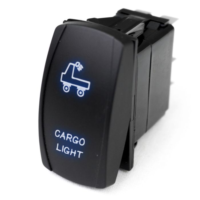LED Rocker Switch w/ Blue LED Radiance (Cargo Light)