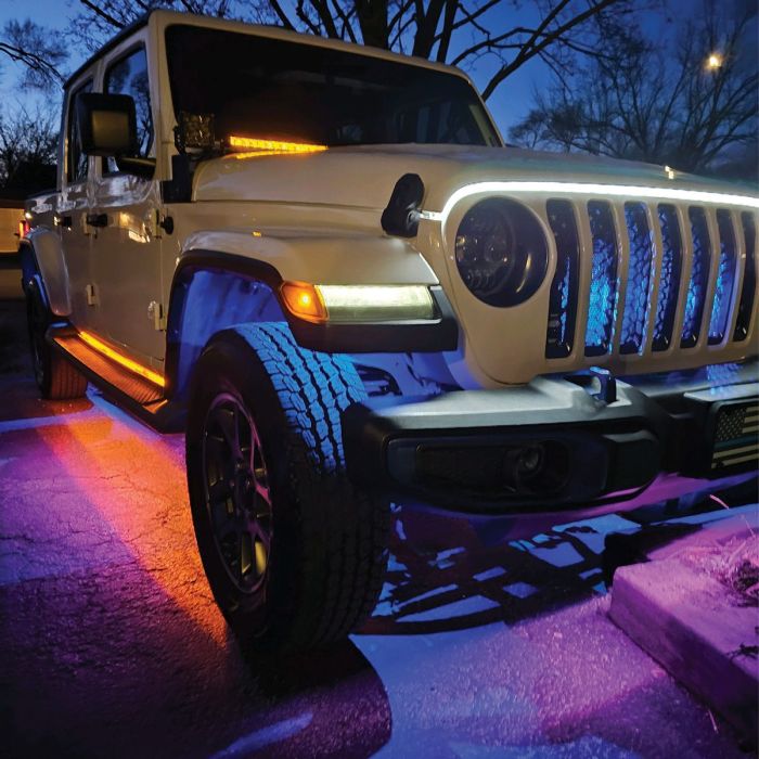 Race Sport Lighting RSUKIT-C ColorSMART Chasing Pattern RGB LED Aluminum Solid Underbody Kit 