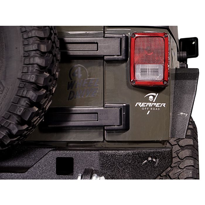 Reaper Off-Road JKFNDRX1-B Ripper Rear Fender Flare Kit for 07-18 Jeep Wrangler JK & Unlimited JK