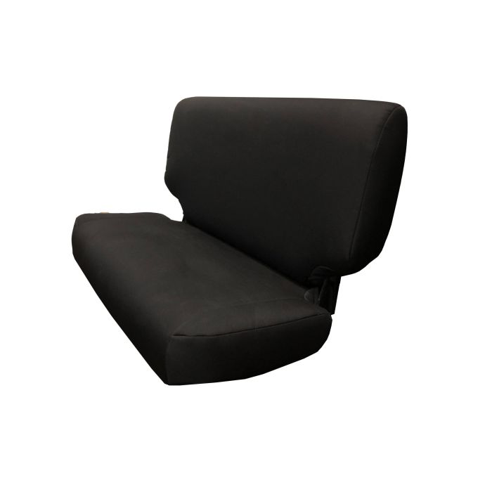 Jeep TJ Seat Covers Rear Bench 03-06 Wrangler TJ Baseline Performance Black Bartact