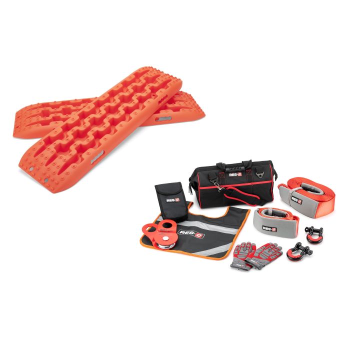 RES-Q Premium Recovery Gear Kit, Strap Style w/ Orange Recovery Boards
