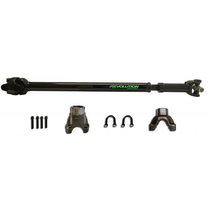 Jeep Wrangler JK Rear 1310 CV Driveshaft 4 Door with Pinion Yoke Revolution Gear