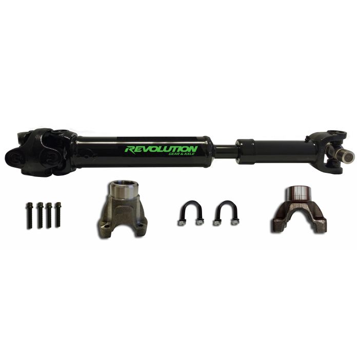 Jeep Wrangler JK Rear 1310 CV Driveshaft 2 Door with Pinion Yoke Revolution Gear