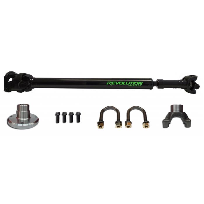 Jeep Wrangler JK Rear 1350 CV Driveshaft 4 Door with Pinion Yoke Revolution Gear