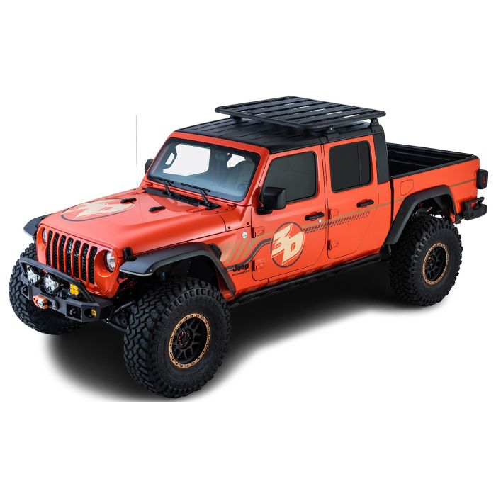 Rhino-Rack JC-00289 48" x 56" Pioneer Platform with Backbone System & RLT600 (Quick Mount) Legs for 20-21 Jeep Gladiator JT