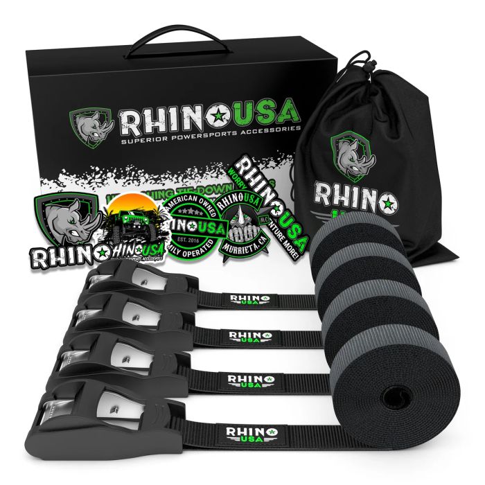 Rhino USA LASHING-STRAP-4PK 1" x 12' Lashing Tie-Down Straps 