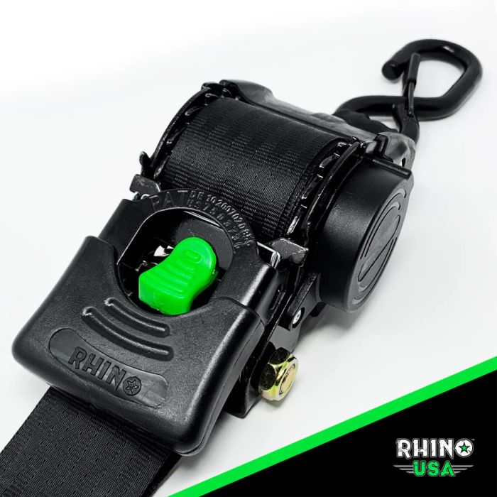 Rhino USA  2" x 10' Retractable Ratchet Straps 